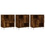 Sideboards 3 Einheiten aus geräuchertem Eichensperrholz von vidaXL, Sideboards - Ref: Foro24-3190154, Preis: 162,48 €, Rabatt: %