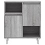 3 Stück Sideboards Sperrholz Sonoma grau von vidaXL, Sideboards - Ref: Foro24-3190155, Preis: 166,21 €, Rabatt: %