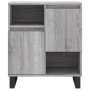 Aparadores 3 uds madera contrachapada gris Sonoma de vidaXL, Aparadores - Ref: Foro24-3190163, Precio: 190,99 €, Descuento: %