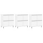 Aparadores 3 uds madera contrachapada blanco de vidaXL, Aparadores - Ref: Foro24-3190189, Precio: 188,24 €, Descuento: %