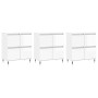 Sideboards 3 Einheiten aus glänzend weißem Sperrholz von vidaXL, Sideboards - Ref: Foro24-3190191, Preis: 201,27 €, Rabatt: %