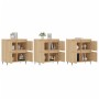 Sideboards 3 units sonoma oak plywood by vidaXL, Sideboards - Ref: Foro24-3190192, Price: 267,35 €, Discount: %