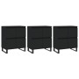 Aparadores 3 uds madera contrachapada negro de vidaXL, Aparadores - Ref: Foro24-3190206, Precio: 219,47 €, Descuento: %