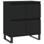 Aparadores 3 uds madera contrachapada negro de vidaXL, Aparadores - Ref: Foro24-3190206, Precio: 219,47 €, Descuento: %