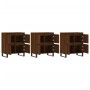 Sideboards 3 units oak brown plywood by vidaXL, Sideboards - Ref: Foro24-3190212, Price: 254,67 €, Discount: %