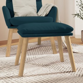 Blue velvet footstool 45x29.5x35 cm by vidaXL, Ottomans - Ref: Foro24-341445, Price: 43,16 €, Discount: %