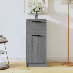 Sonoma gray plywood sideboard 30x30x70 cm by vidaXL, Sideboards - Ref: Foro24-817002, Price: 52,45 €, Discount: %