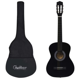 Konzertgitarre für Einsteiger mit Koffer schwarz 3/4 36" von vidaXL, Gitarren - Ref: Foro24-3055889, Preis: 69,64 €, Rabatt: %