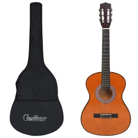 Guitarra clásica para principiantes con funda 3/4 36" de vidaXL, Guitarras - Ref: Foro24-3055890, Precio: 74,02 €, Descuento: %