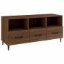 TV stand made of brown oak plywood 102x35x50 cm by vidaXL, TV Furniture - Ref: Foro24-817500, Price: 71,90 €, Discount: %