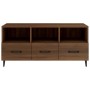 TV stand made of brown oak plywood 102x35x50 cm by vidaXL, TV Furniture - Ref: Foro24-817500, Price: 71,90 €, Discount: %