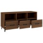 TV stand made of brown oak plywood 102x35x50 cm by vidaXL, TV Furniture - Ref: Foro24-817500, Price: 71,90 €, Discount: %