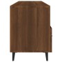 TV stand made of brown oak plywood 102x35x50 cm by vidaXL, TV Furniture - Ref: Foro24-817500, Price: 71,90 €, Discount: %