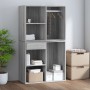 Mueble vestidor madera contrachapada gris Sonoma 80x40x65 cm de vidaXL, Taquillas y armarios de almacenamiento - Ref: Foro24-...