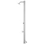 Garden shower with gray base 220 cm stainless steel by vidaXL, Pool and spa accessories - Ref: Foro24-3070783, Price: 368,37 ...