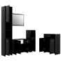 4-piece black bathroom furniture set by vidaXL, Bathroom furniture - Ref: Foro24-3071712, Price: 230,70 €, Discount: %