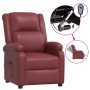 Sillón reclinable eléctrico de cuero sintético rojo tinto de vidaXL, Sillones - Ref: Foro24-3073723, Precio: 238,99 €, Descue...