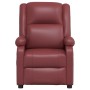 Sillón reclinable eléctrico de cuero sintético rojo tinto de vidaXL, Sillones - Ref: Foro24-3073723, Precio: 238,99 €, Descue...