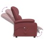 Sillón reclinable eléctrico de cuero sintético rojo tinto de vidaXL, Sillones - Ref: Foro24-3073723, Precio: 238,99 €, Descue...