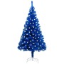 Artificial Christmas tree with LEDs and blue PVC support 120 cm by vidaXL, Christmas trees - Ref: Foro24-3077421, Price: 30,2...