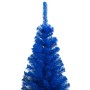 Künstlicher Weihnachtsbaum mit LEDs und blauem PVC-Träger 120 cm von vidaXL, Weihnachtsbäume - Ref: Foro24-3077421, Preis: 30...