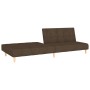 2-Sitzer-Schlafsofa mit Fußstütze aus braunem Stoff von vidaXL, Sofas - Ref: Foro24-3080538, Preis: 243,68 €, Rabatt: %