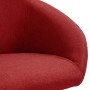 Swivel dining chair in red wine fabric by vidaXL, dining chairs - Ref: Foro24-3089635, Price: 118,62 €, Discount: %