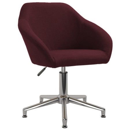 Silla de comedor giratoria tela morada de vidaXL, Sillas de comedor - Ref: Foro24-3089637, Precio: 92,89 €, Descuento: %