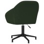 Swivel dining chairs 4 units dark green velvet by vidaXL, dining chairs - Ref: Foro24-3089674, Price: 327,10 €, Discount: %