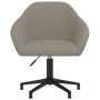 Silla de oficina giratoria de terciopelo gris claro de vidaXL, Sillas de oficina - Ref: Foro24-3089694, Precio: 114,36 €, Des...