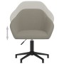 Silla de oficina giratoria de terciopelo gris claro de vidaXL, Sillas de oficina - Ref: Foro24-3089694, Precio: 114,36 €, Des...