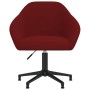 Red Velvet Swivel Office Chair by vidaXL, Office chairs - Ref: Foro24-3089699, Price: 120,24 €, Discount: %