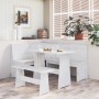 Garden furniture set 3 pieces solid white pine wood by vidaXL, Furniture sets for kitchens and dining rooms - Ref: Foro24-309...