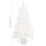 Künstlicher Weihnachtsbaum mit realistischen Blättern weiß 90 cm von vidaXL, Weihnachtsbäume - Ref: Foro24-321020, Preis: 63,...