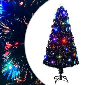 Árbol de Navidad artificial con soporte/LED 150 cm fibra óptica de vidaXL, Arboles de navidad - Ref: Foro24-284301, Precio: 5...