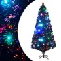 Árbol de Navidad artificial con soporte/LED 180 cm fibra óptica de vidaXL, Arboles de navidad - Ref: Foro24-284302, Precio: 1...