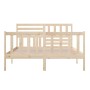 Solid wood bed frame 140x200 cm by vidaXL, Beds and slatted bases - Ref: Foro24-3101153, Price: 133,05 €, Discount: %