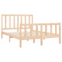 Solid pine wood bed frame 140x200 cm by vidaXL, Beds and slatted bases - Ref: Foro24-3106703, Price: 120,64 €, Discount: %