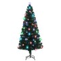 Artificial Christmas tree with stand/LED 180 cm fiber optic by vidaXL, Christmas trees - Ref: Foro24-284302, Price: 101,22 €,...