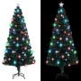 Artificial Christmas tree with stand/LED 180 cm fiber optic by vidaXL, Christmas trees - Ref: Foro24-284302, Price: 101,22 €,...