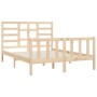 Solid pine wood bed frame 140x200 cm by vidaXL, Beds and slatted bases - Ref: Foro24-3107613, Price: 120,21 €, Discount: %