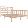 Estructura de cama de madera maciza de pino 140x200 cm de vidaXL, Camas y somieres - Ref: Foro24-3101348, Precio: 126,94 €, D...