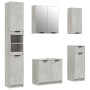 Set muebles de baño 2 piezas madera contrachapada gris hormigón de vidaXL, Muebles de baño - Ref: Foro24-3115855, Precio: 304...