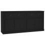 Aparadores 2 uds madera contrachapada negro de vidaXL, Aparadores - Ref: Foro24-3185264, Precio: 176,18 €, Descuento: %