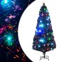 Árbol de Navidad artificial con soporte/LED 210 cm fibra óptica de vidaXL, Arboles de navidad - Ref: Foro24-284303, Precio: 1...