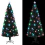 Artificial Christmas tree with stand/LED 210 cm fiber optic by vidaXL, Christmas trees - Ref: Foro24-284303, Price: 103,99 €,...