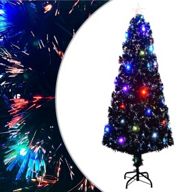 Artificial Christmas tree with stand/LED 240 cm fiber optic by vidaXL, Christmas trees - Ref: Foro24-284304, Price: 133,08 €,...