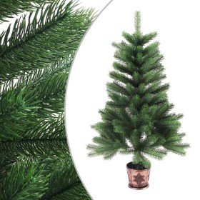 Árbol de Navidad artificial hojas realistas verde 90 cm de vidaXL, Arboles de navidad - Ref: Foro24-284327, Precio: 48,17 €, ...