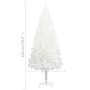 Künstlicher Weihnachtsbaum mit realistischen weißen Blättern 180 cm von vidaXL, Weihnachtsbäume - Ref: Foro24-321023, Preis: ...