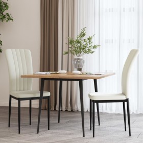 Dining chairs 2 units cream velvet by vidaXL, dining chairs - Ref: Foro24-326102, Price: 89,99 €, Discount: %